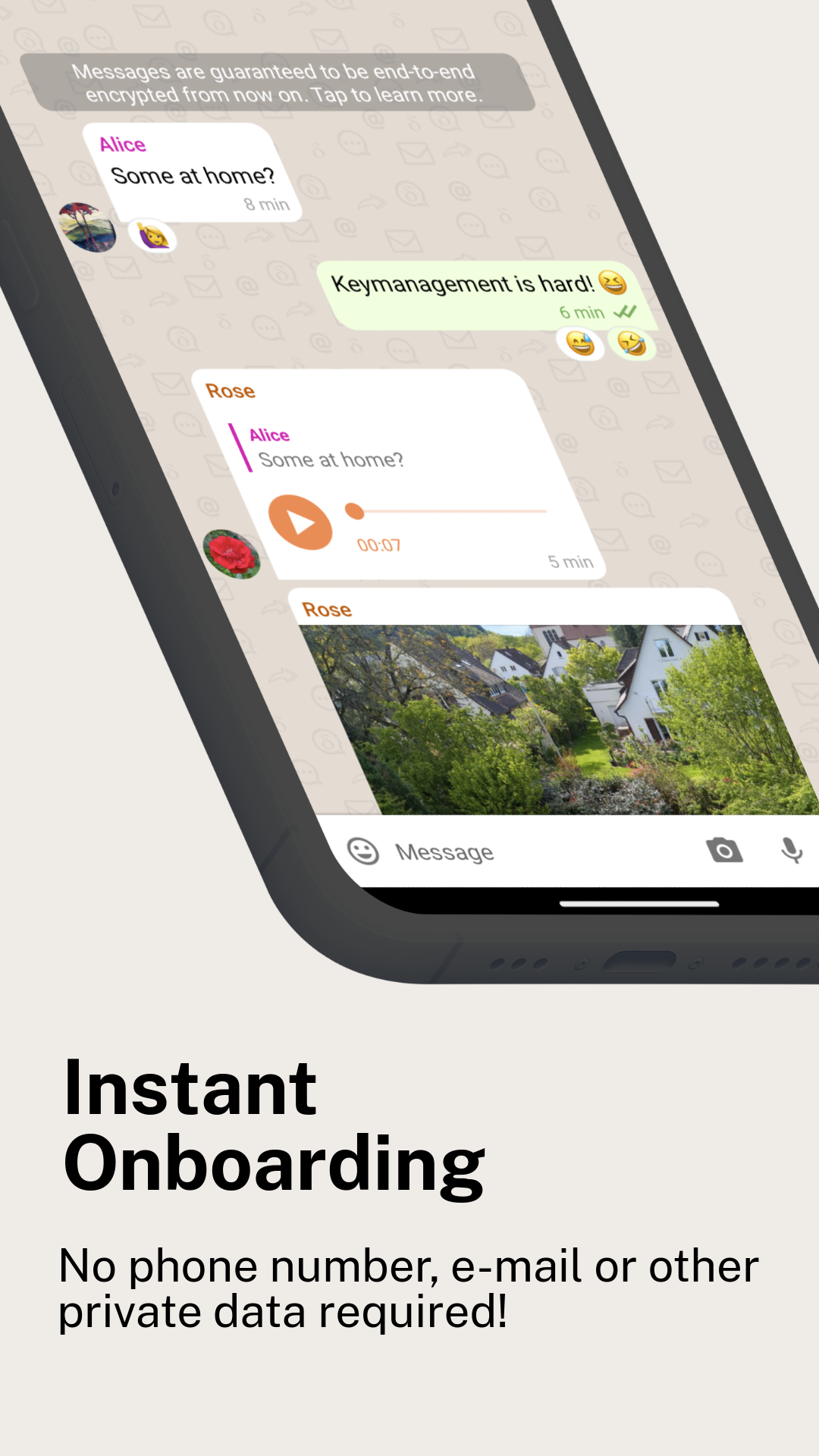 Screenshot Chat View